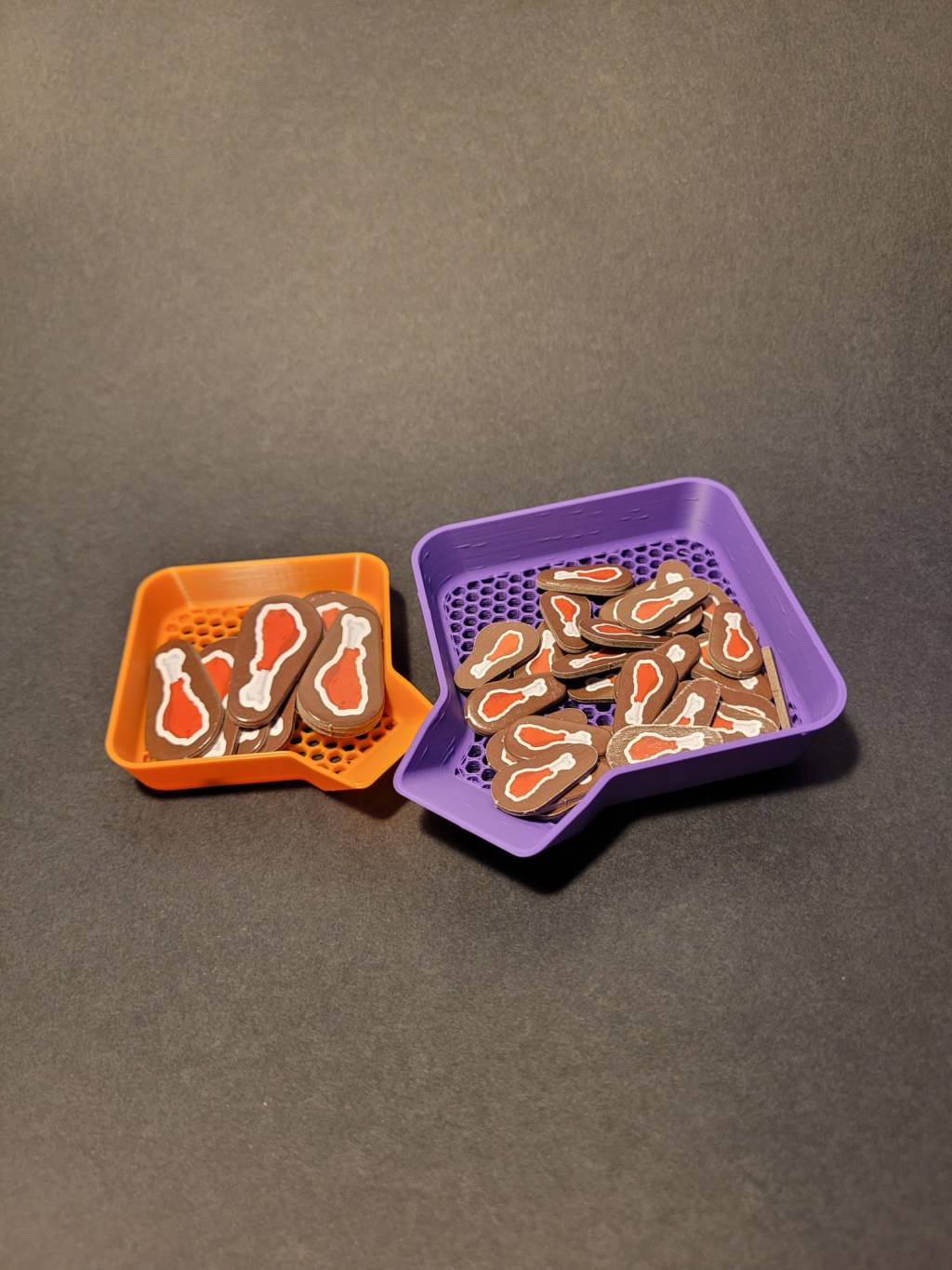 Stackable Game Bits Funnel Tray – 3D&nbsp;Printed